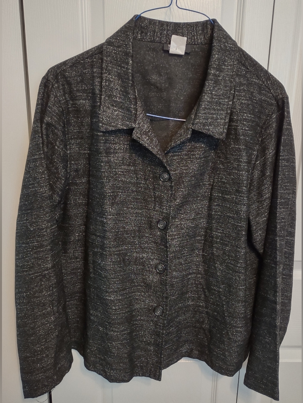 Wildlife New York Vintage Womens Size 14 Black Jacket Acrylic Wool Polyester